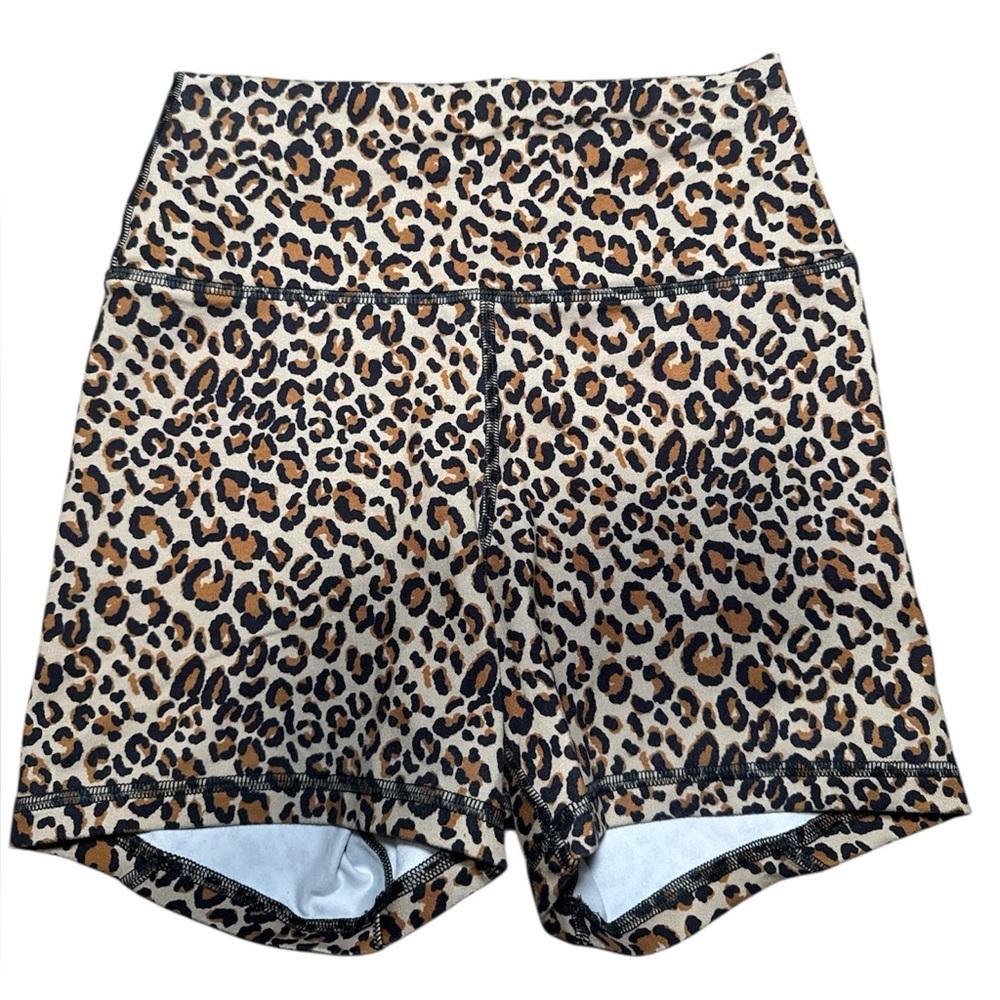 Fleo Leopard Print Shorts XS